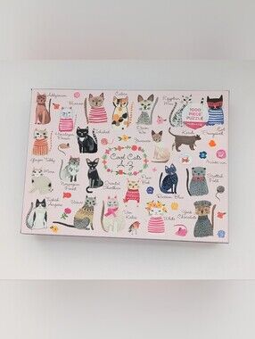 NEW "Cool Cats A–Z" 1000-Piece Puzzle